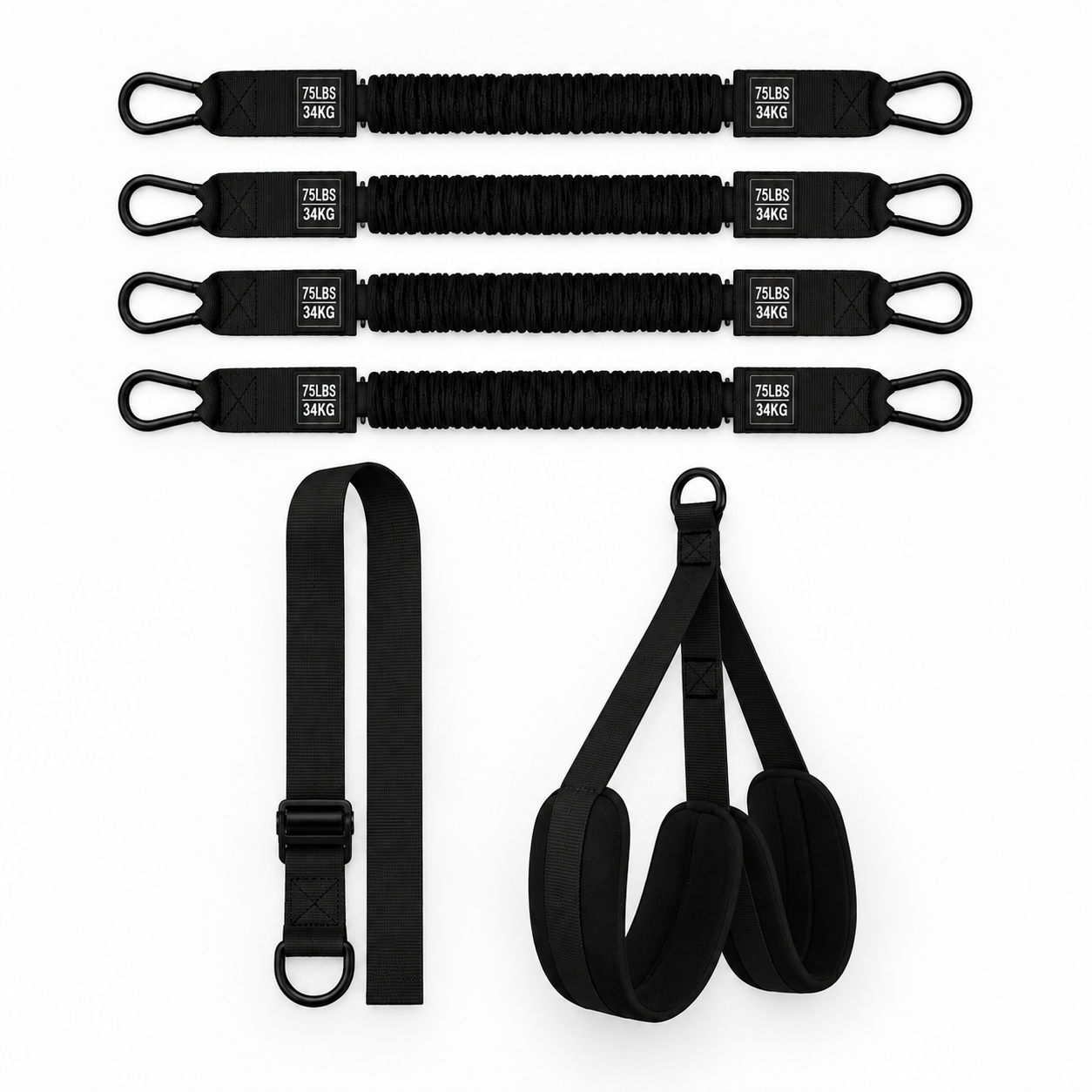 Pull Up Assistance Bands Set Resistance Strap for Pull-ups Assist for Men Women Hanging Training Chin-up Workout Body Stretching
