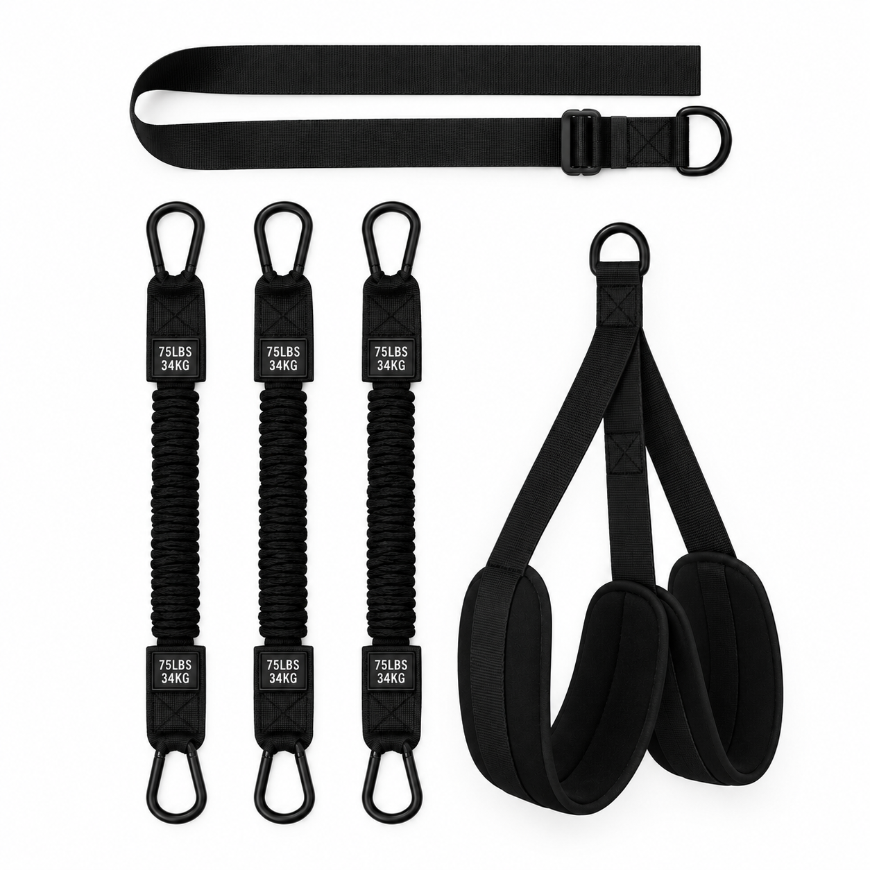 Pull Up Assistance Bands Set Resistance Strap for Pull-ups Assist for Men Women Hanging Training Chin-up Workout Body Stretching